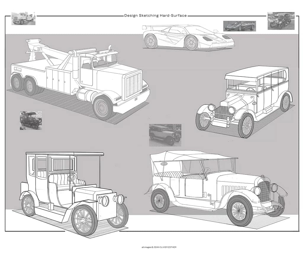 Design Sketching Vehicles